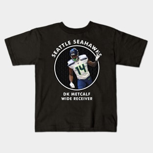 Dk Metcalf - Wr - Seattle Seahawks Kids T-Shirt